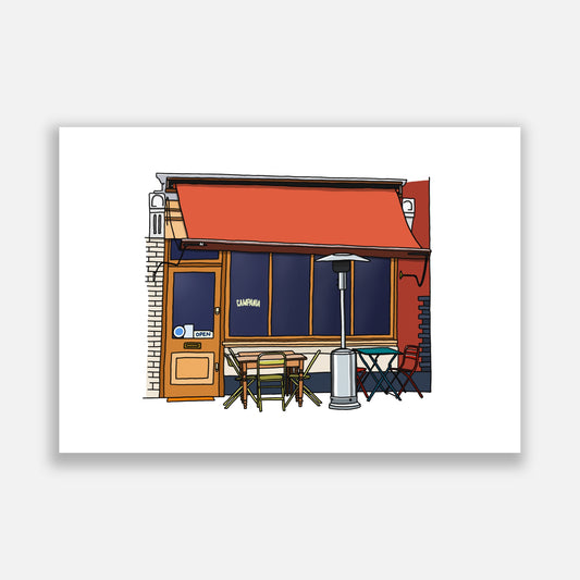 Campania Shop Front Columbia Road Print