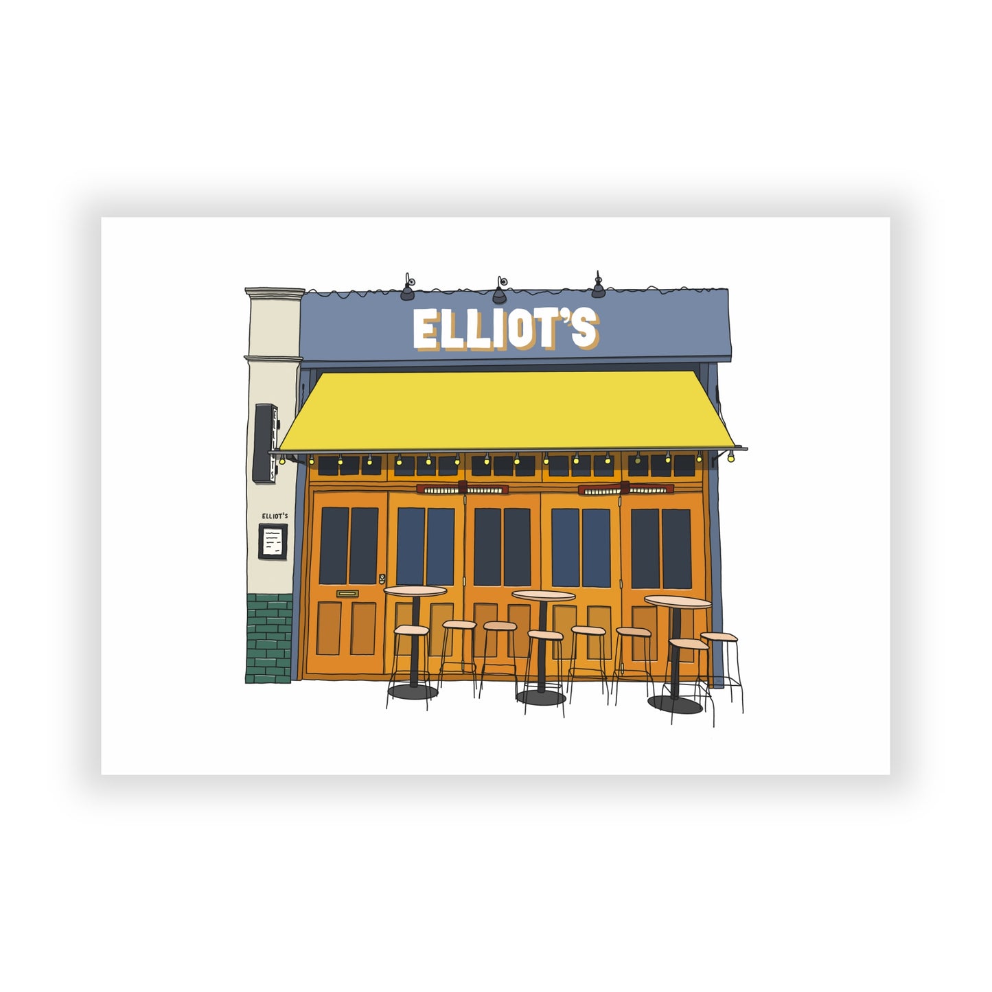 Elliot's Borough Market Illustration