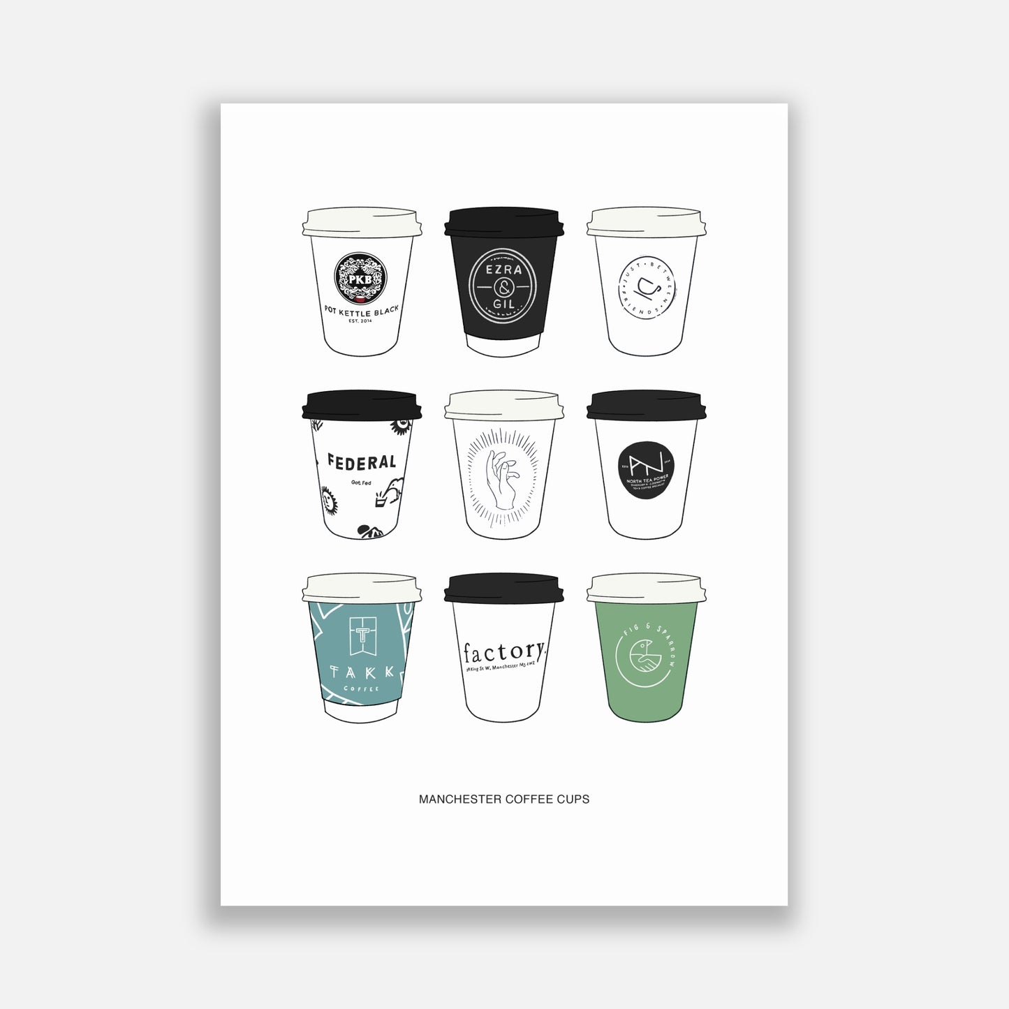 Manchester Coffee Cups