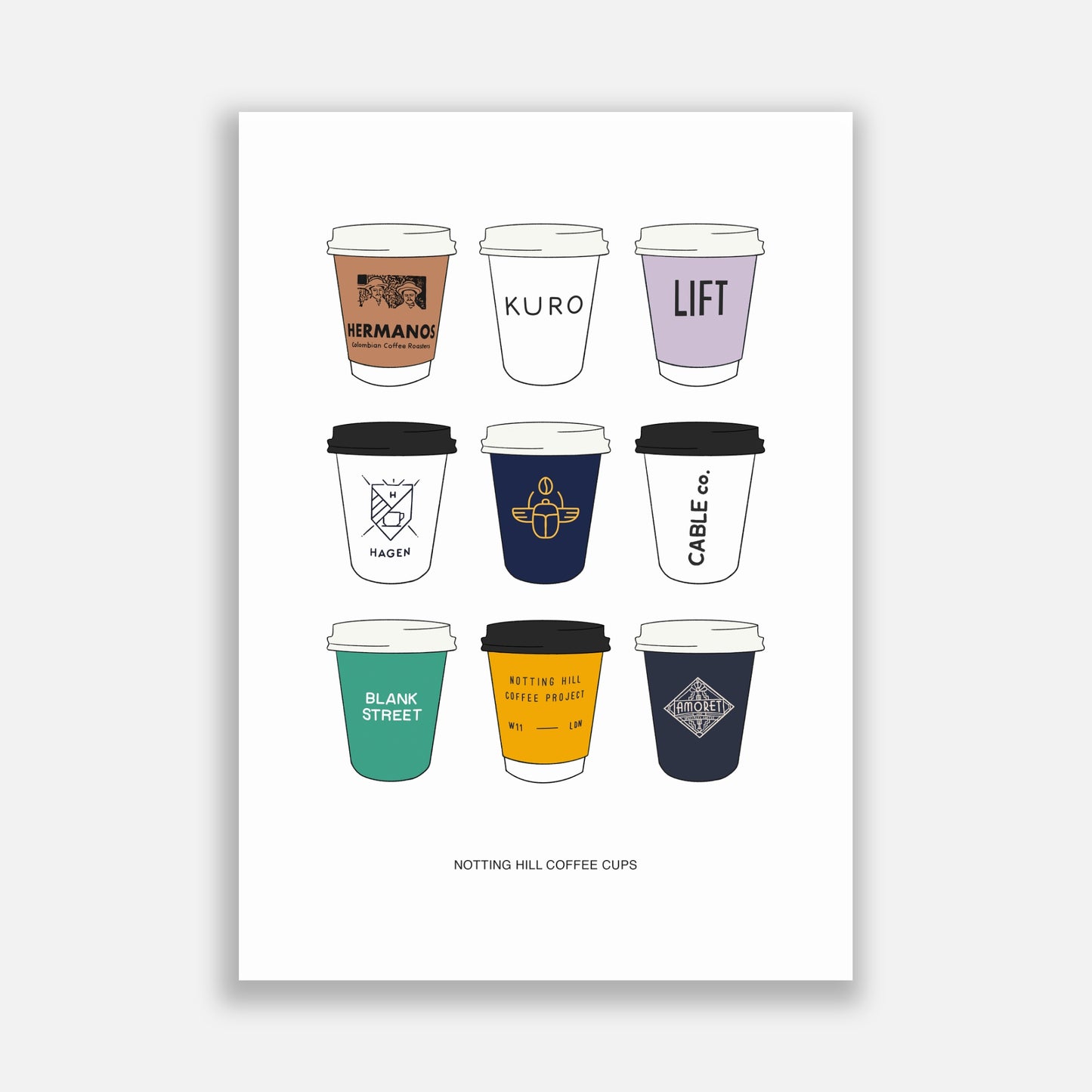 Notting Hill Coffee Cups